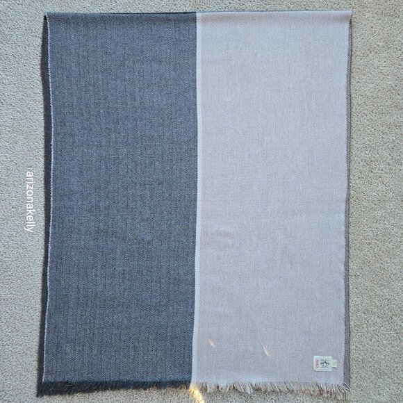 Avoca Wool Cashmere 4 Panel Herringbone Oversized Scarf Ireland - Picture 9 of 11